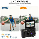 Cinematic 5K Camera for YouTube Vlogs