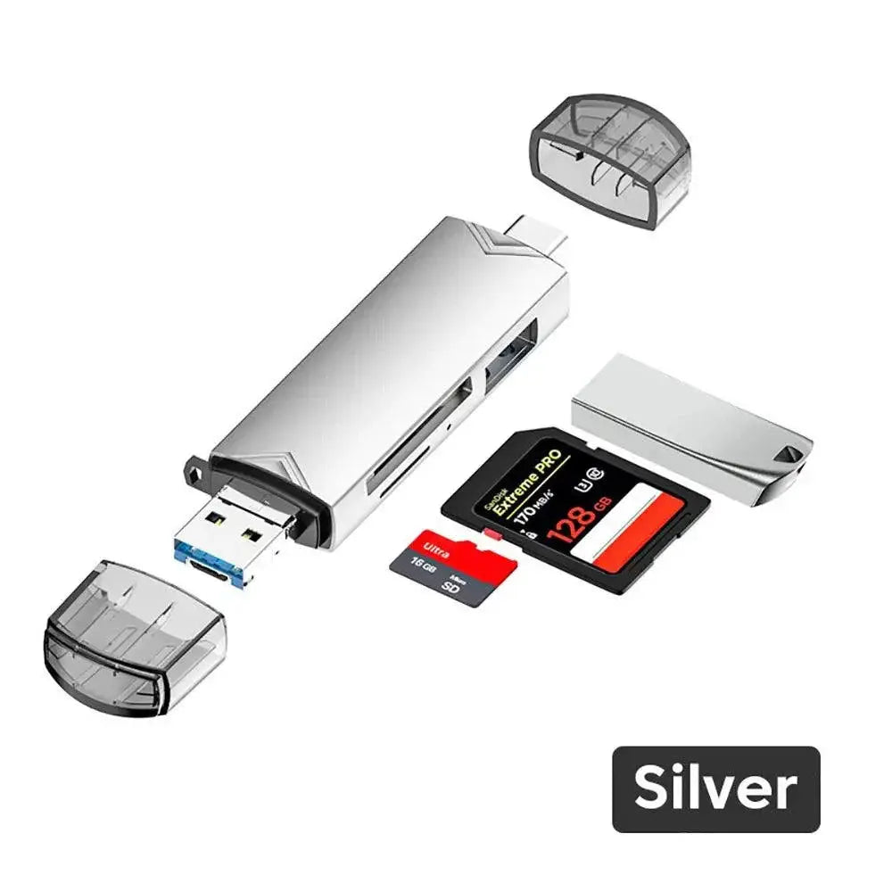 OTG Card Reader And Flash Drive Adapter High Speed Transfer
