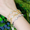 Gold Filled Wedding Tennis Bracelet