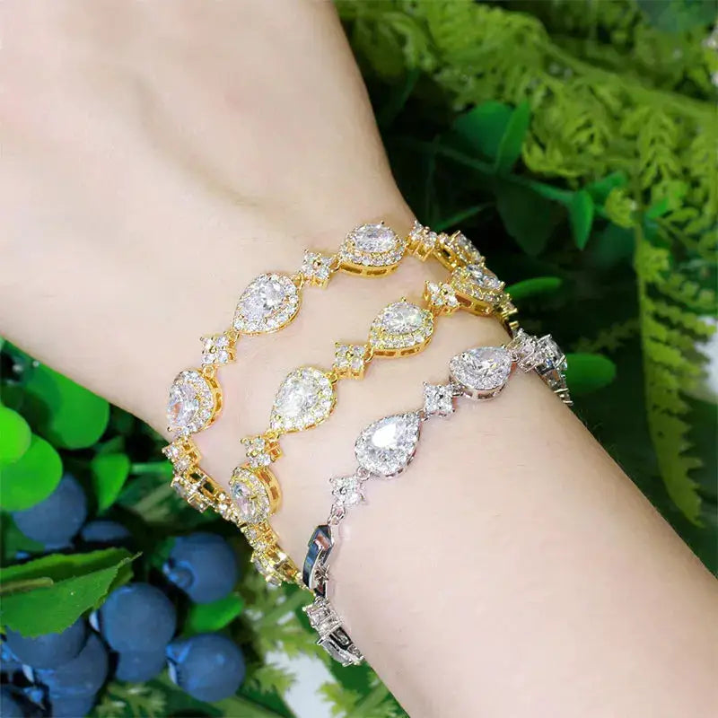 Gold Filled Wedding Tennis Bracelet — product image 4