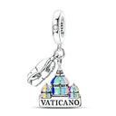 Sterling Silver Charm Bead Eiffel