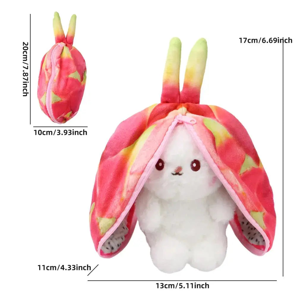 Cute Fruit Bunny Plush Toy Rabbit Doll Gift for Kids