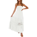 Off Shoulder Lace Vacation Dress