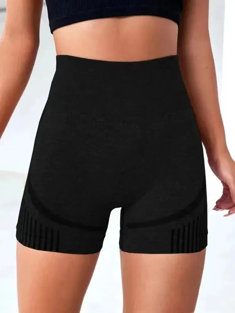 High Waisted Yoga Shorts For Women Fitness Gym Running - OurLum.com