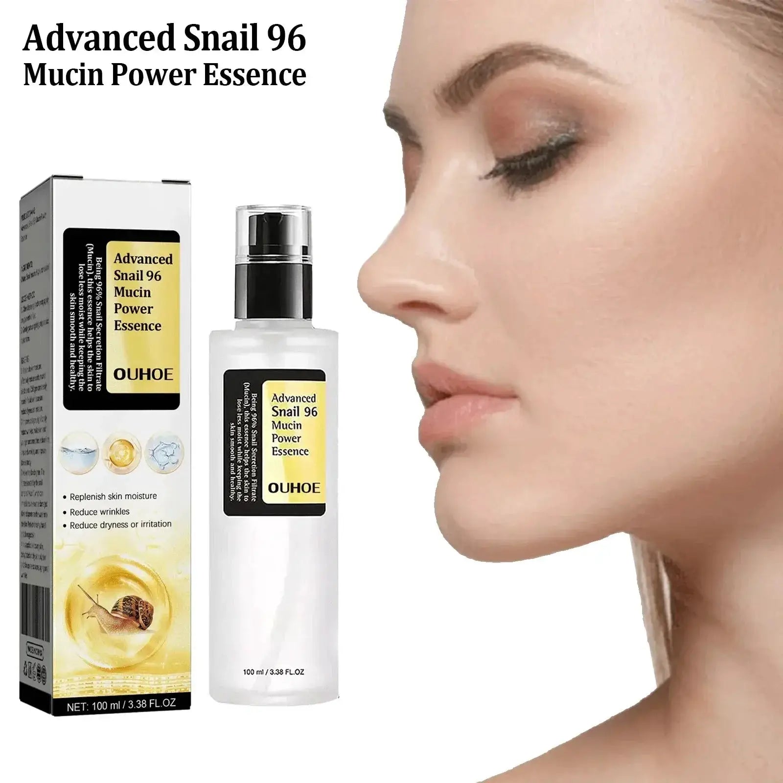 Anti Wrinkle Snail Mucin Essence Face Cream 50ml Hydrating