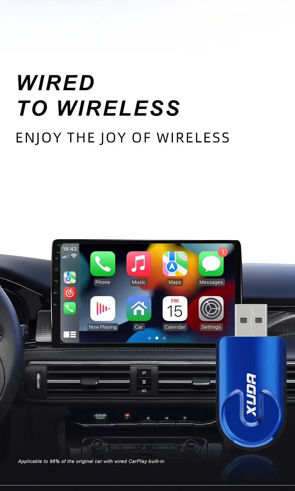 Wireless CarPlay Box for Safer Driving — product view 11