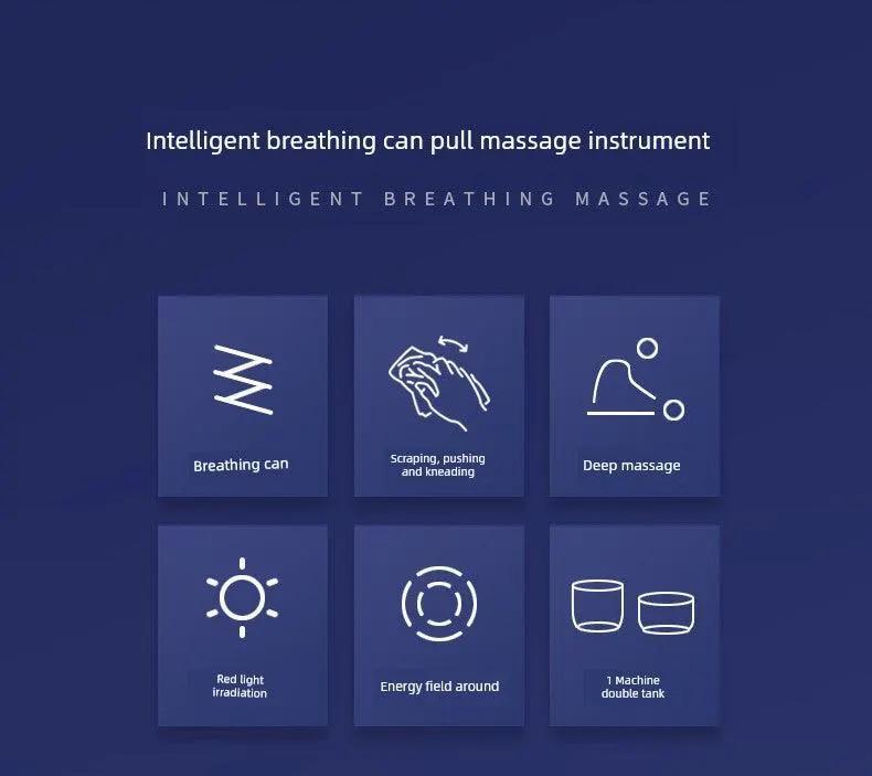 Electric Intelligent Breathing Cupping Gua Sha Massager