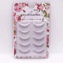 Crisscross 3D Faux Mink Eyelashes Set - 5 Pairs Glamorous