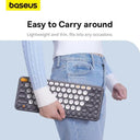Baseus Bluetooth Wireless Keyboard for Silent Multi-Device Typing