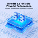 QCY T13 ANC Earphone Bluetooth 5.3 Active Noise Cancellation Earbuds