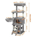 Cat Tree for Indoor Cats Keeps Active