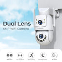 Lenovo 4K WiFi Surveillance Camera Outdoor Dual Lens PTZ IP
