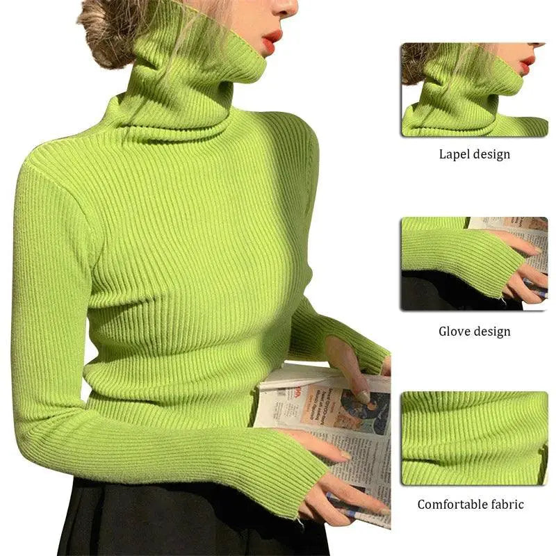 Korean Style Turtleneck Sweater Winter Fashion Essential