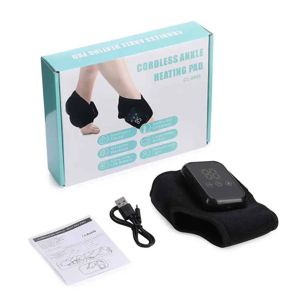 Electric Heating Ankle Guard Cordless Massage Levels — product view 8