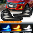2Pcs LED Daytime Running Lights for Chevrolet Cavalier 2019 2020 DRL Yellow12V