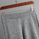 Warm Knitwear Set for Women Office Wear