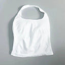 NCLAGEN Gym Halter Top Longline Strappy Yoga Wear