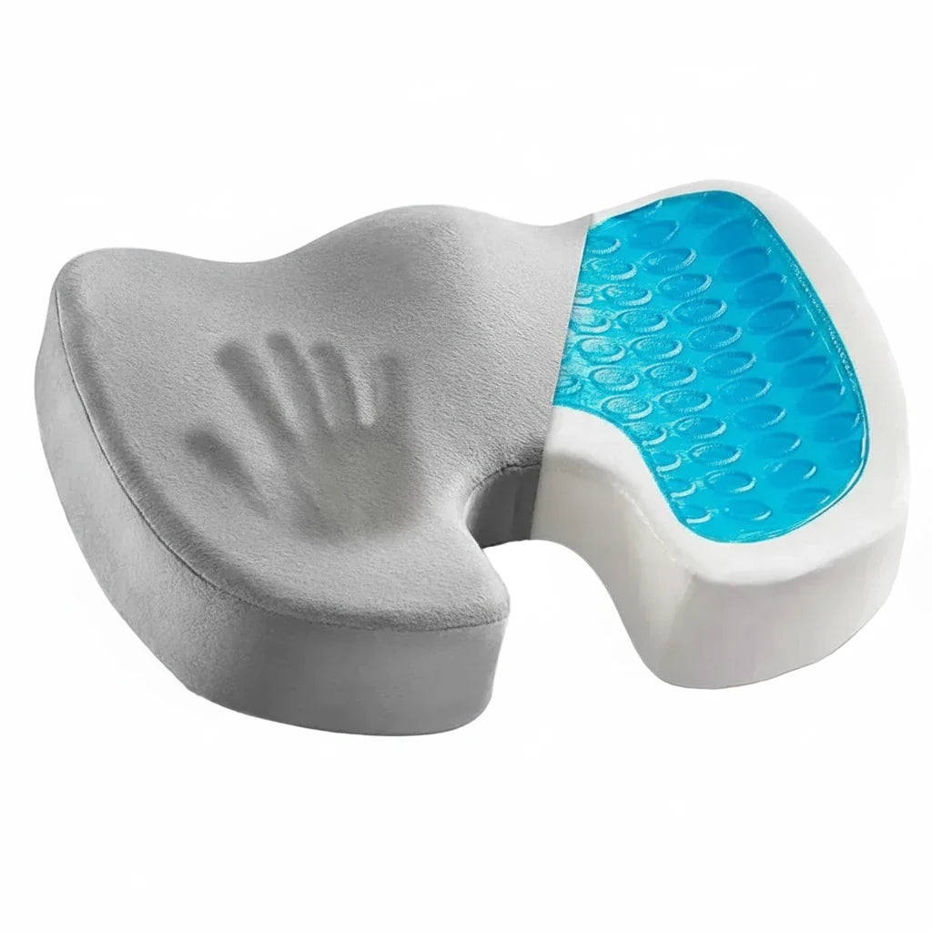 Gel Memory Foam Seat Cushion for Office and Car Relief