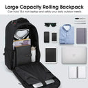 Versatile Rolling Backpack for Travel