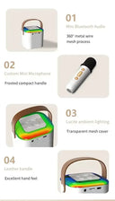 High Power Karaoke Bluetooth Speaker Portable 360 Stereo
