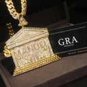 Iced Out Bank Temple Zircon