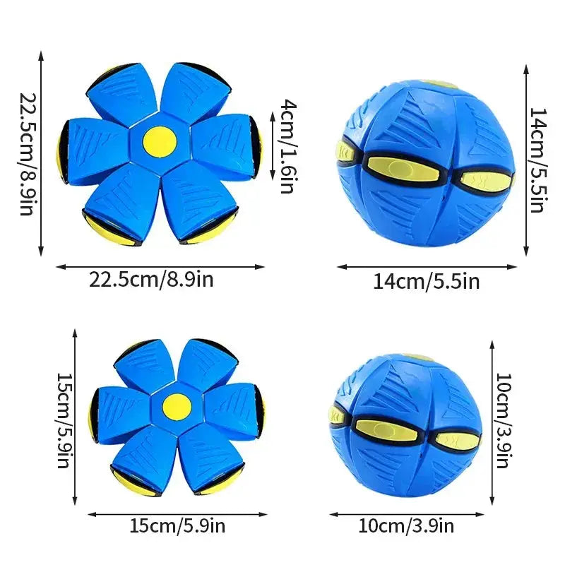 Dog UFO Ball For All Sizes Enhances Interaction And Exercise