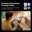 HUION Kamvas Slate 13 Android Drawing Tablet Standalone Creative Workstation