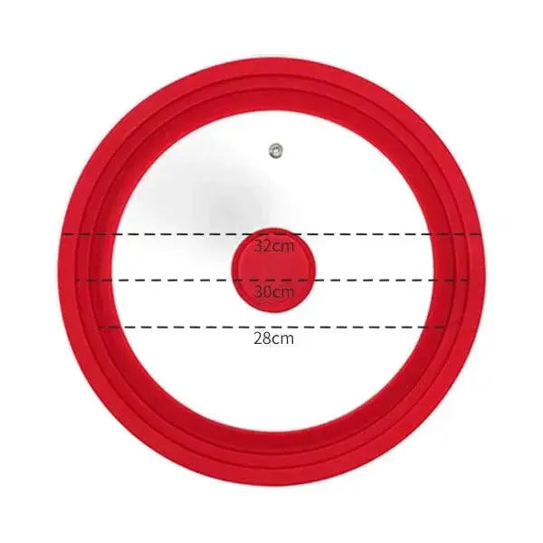 Silicone Glass Lids Multifunctional for Pots and Pans Set