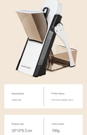 Gold Kitchen Chopping Artifact Multi-Functional Cutter