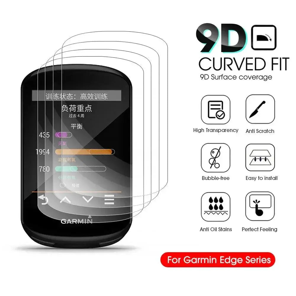 Garmin Edge HD Tempered Glass Screen Protector With HDMI