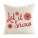 Cozy Linen Pillow Cover for Winter Decor