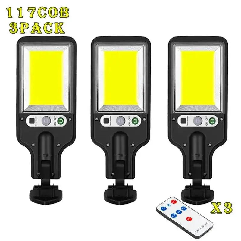 Solar Outdoor Led Wall Lamp With Motion Sensor Light