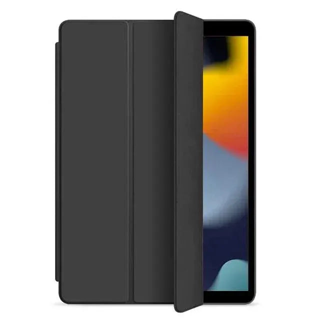 iPad Stylish Flip Smart Cover With Tempered Glass