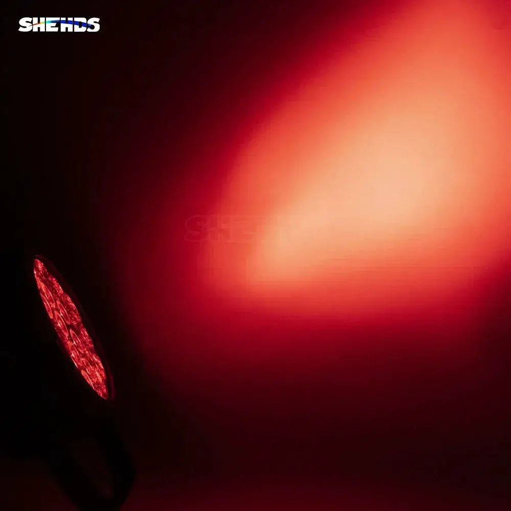 SHEHDS LED Waterproof 18x18W Par Lighting RGBWA UV 6in1