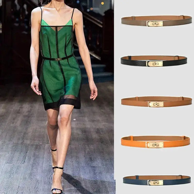 Luxury Leather Waist Belt For Women Fashion Accessory