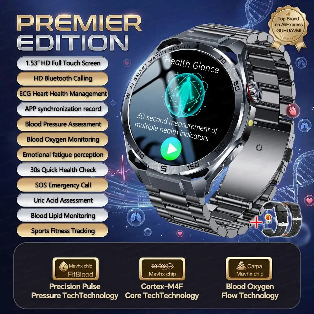 Ai Health Smartwatch With Ecg Tracker — product view 17