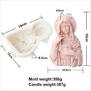 Jesus Easter Egg Rabbit Candle Silicone Mold