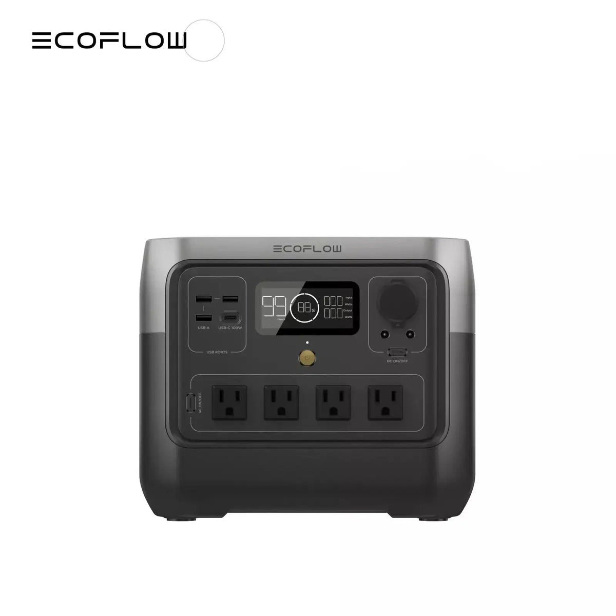 ECOFLOW Portable Power Station RIVER Pro , Battery, AC — product view 8