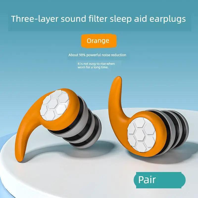 German Silicone Noise Reduction Earplugs For Quiet Comfort