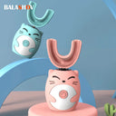 Sonic Electric Toothbrush Kids U-Shaped 360 Degrees Whitening