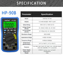HoldPeak Digital Multimeter True RMS Auto Range Electrical Tester