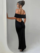 Breathable Maxi Dress Women Silhouette