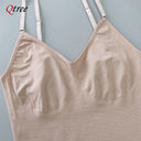 Qtree Plus Size Tummy Control Bodysuit Slimming Shapewear