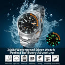 BERNY Automatic Diver Watch 20ATM