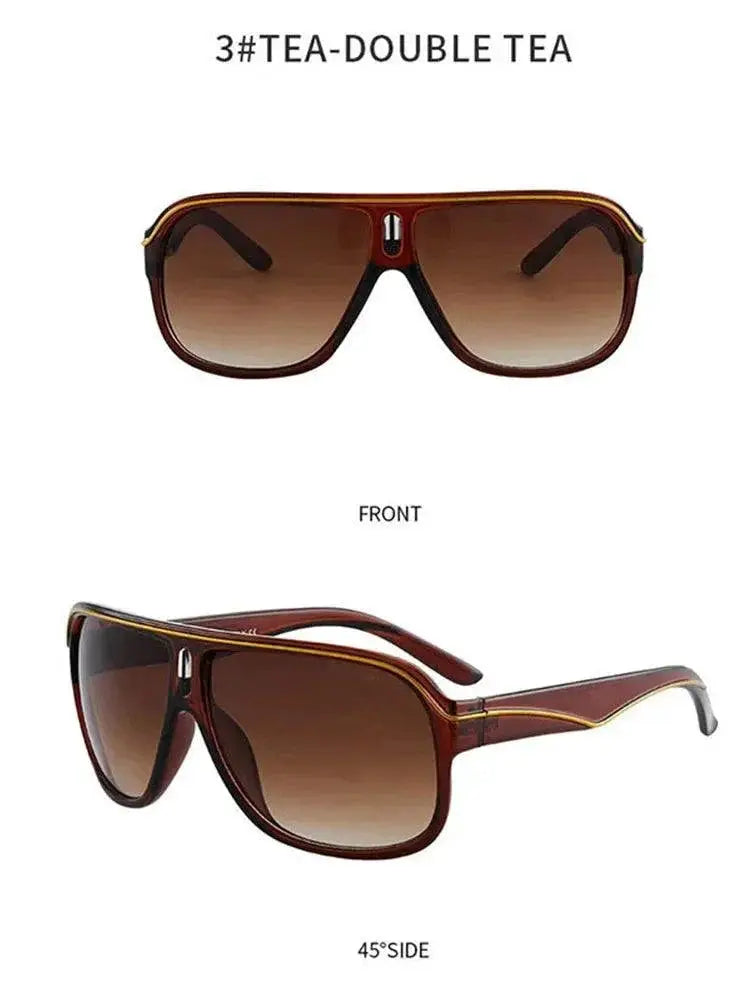 Oversized Vintage Retro Sunglasses Unisex For Men And Women