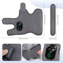 3-in-1 Cordless Heated Ankle Massager with Extension Strap, for Right Left Foot,Electric Massage Vibrating Sole Wrap,Joint Relax