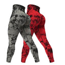 Women Yoga Leggings 2 Pack High Waisted Butt Lift