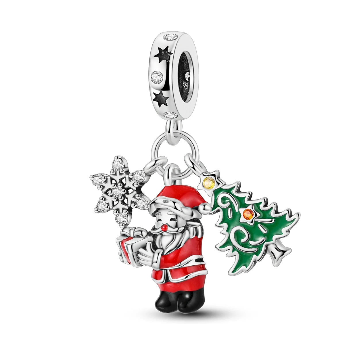 Charm Silver Plated Christmas Winter