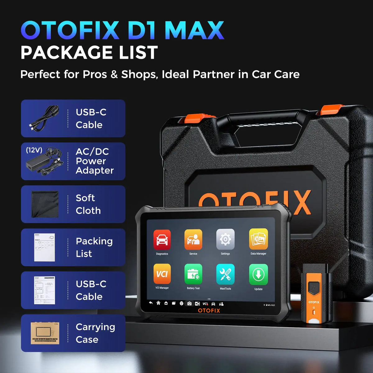 OTOFIX Automotive Diagnostic Scan Tool Bi-Directional Scanner ECU — product view 6