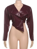 NIBBER Button Leather Jacket